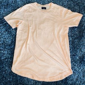 MENS GOODLIFE SCOOP NECK PEACH TEE